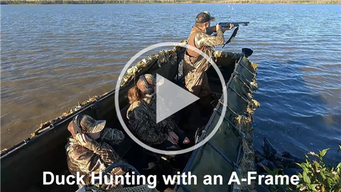 Thumbnail for Duck Hunting with an A-Frame Blind Video